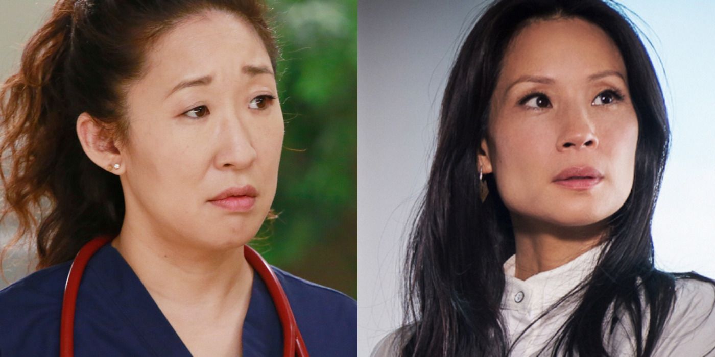 Cristina yang in Grey's Anatomy &amp; Lucy Liu in Elementary.