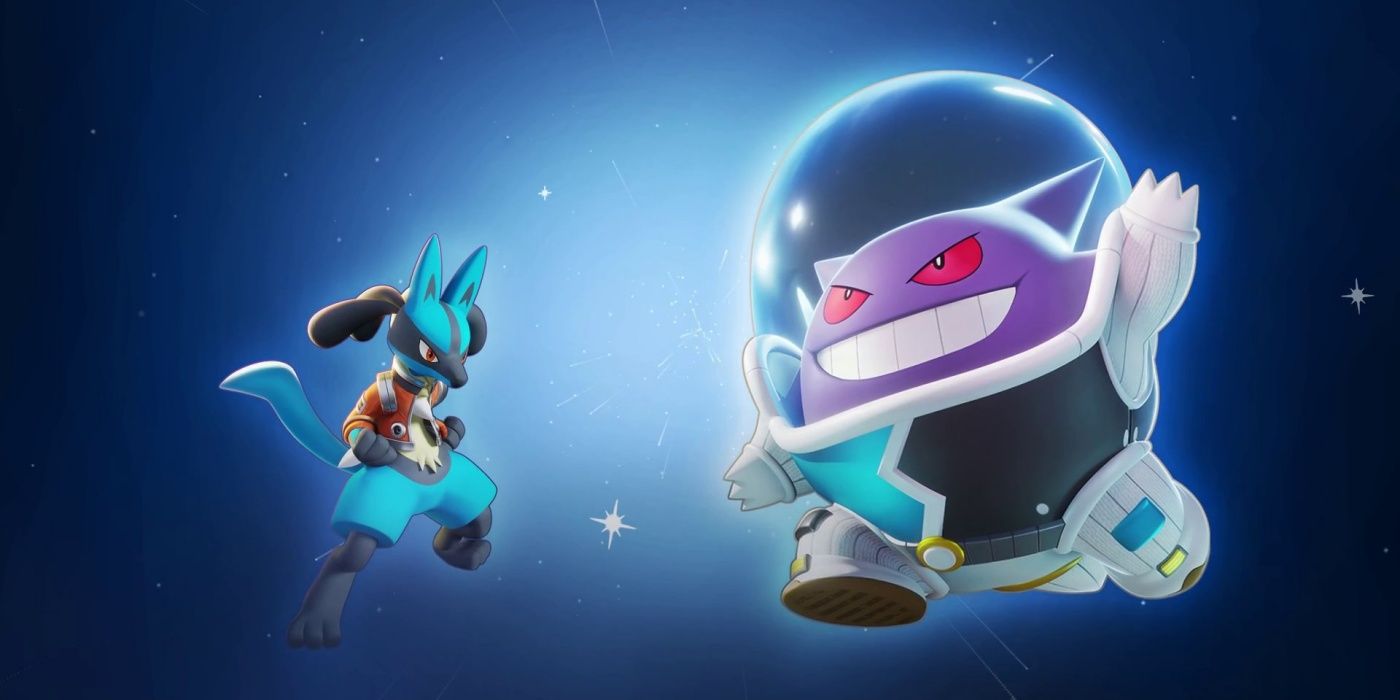 pokemon unite Space Style Gengar and Space Style Lucario