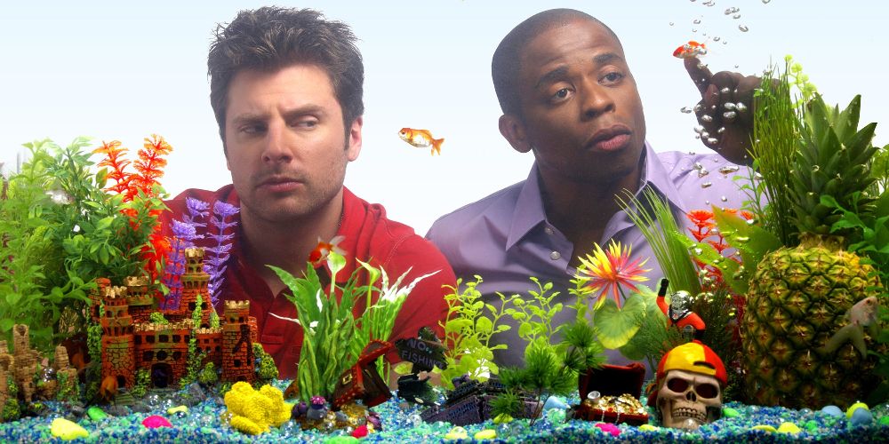 Shawn and Gus on Psych