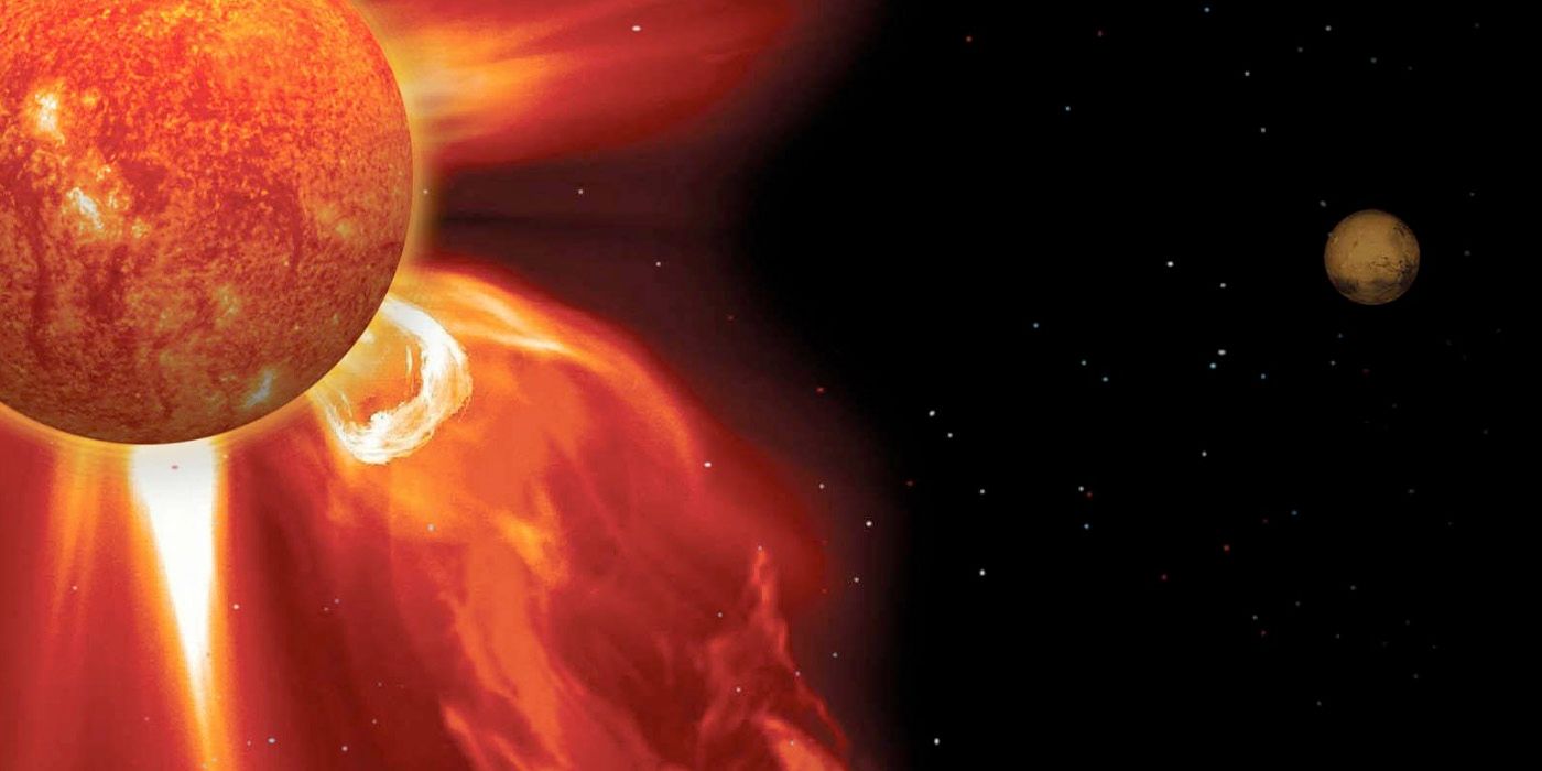 solar storm nasa flare image