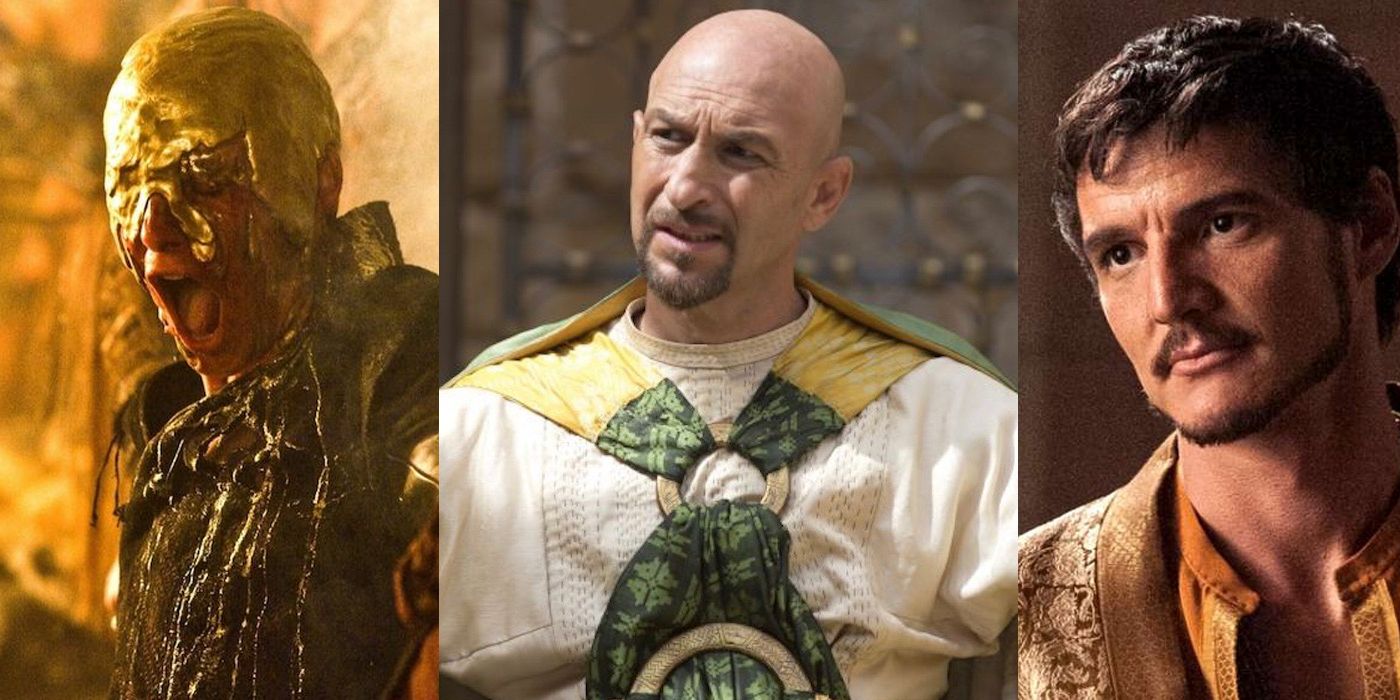 split image of Viserys, Slaver, and Oberyn in Game of Thrones