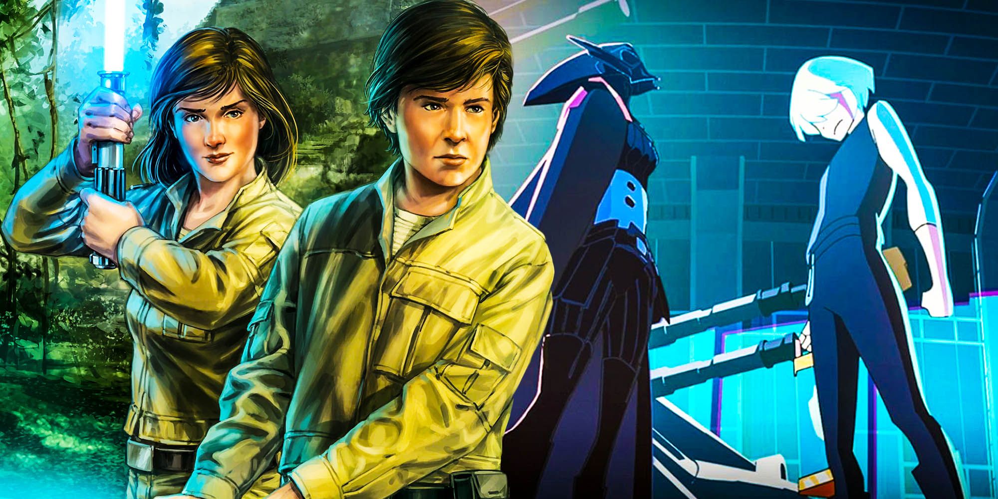 star wars visions the twins flips Legends Han and leia children story