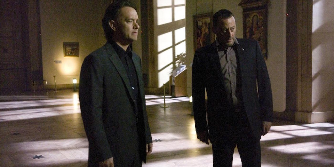 Tom Hanks and Jean Reno in The Da Vinci Code.