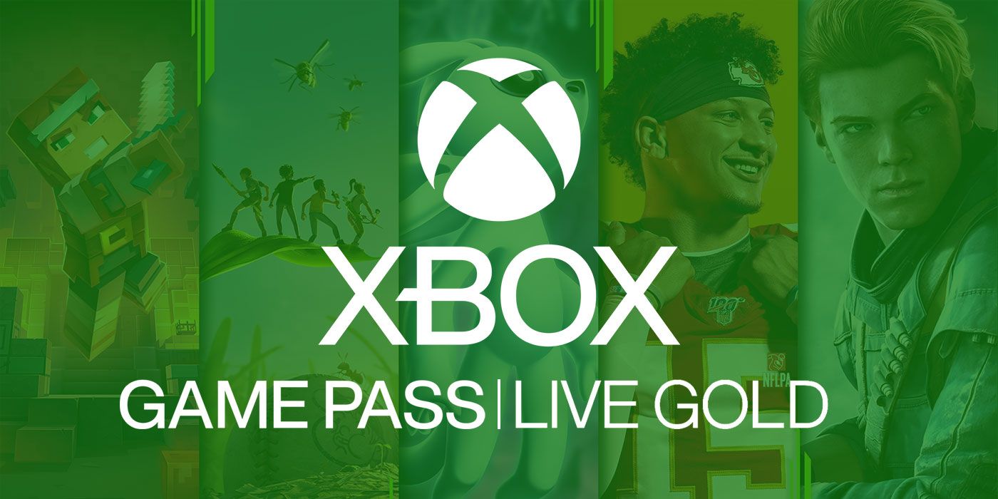 Xbox Game Pass and Xbox Live Gold promo art