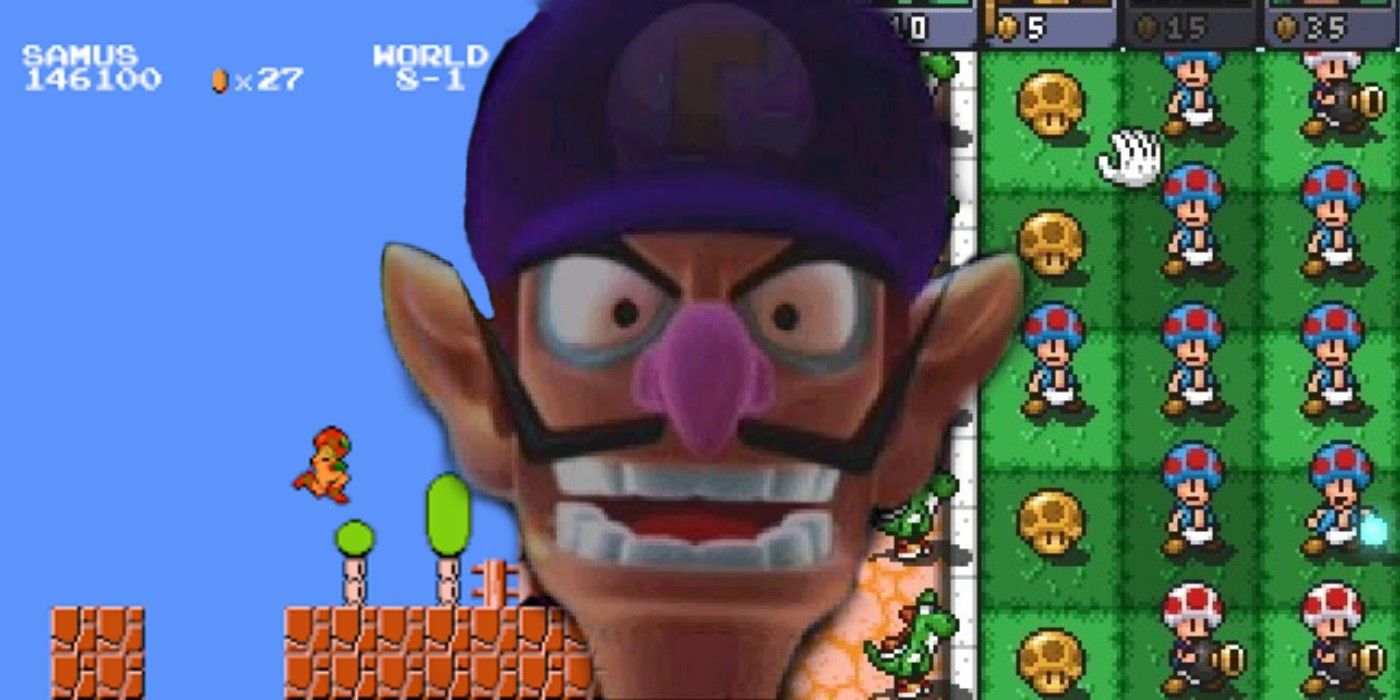 Mario Plays Cursed Mario Games 