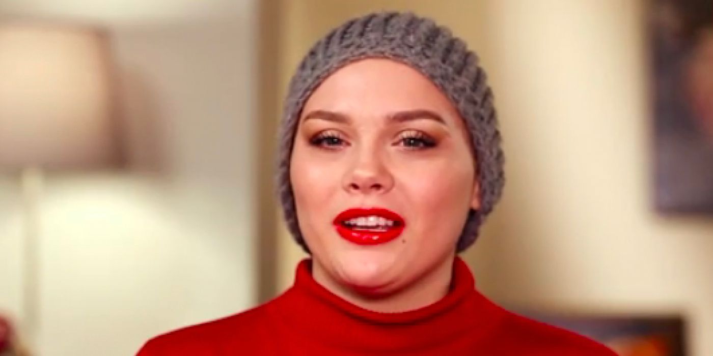 Avery Mills on 90 Day Fiancé red lipstick red outfit