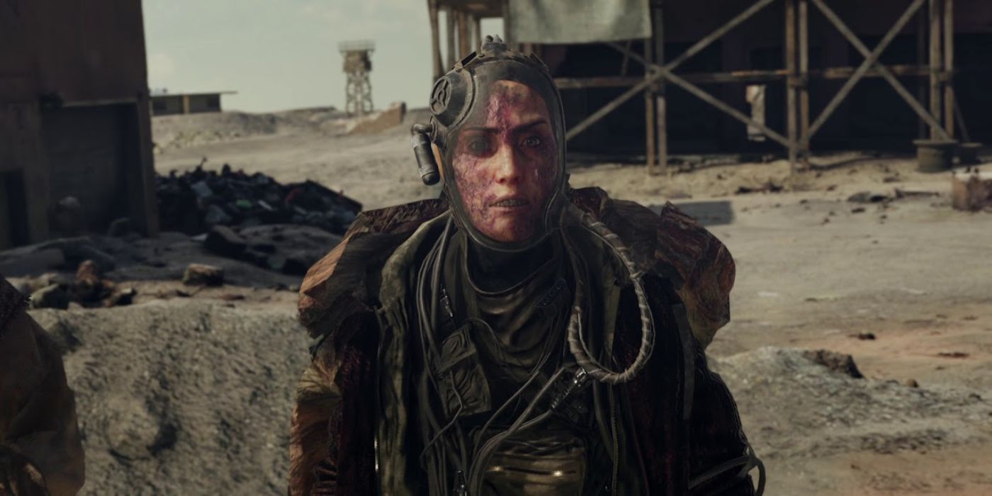 A woman wearing protective gear in ADAM: Episode 3 by Oats Studios.