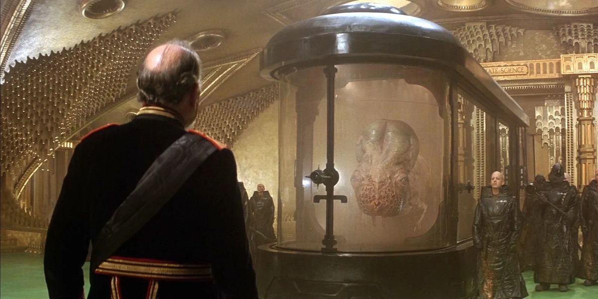 The Guild Navigator from 1985's Dune.