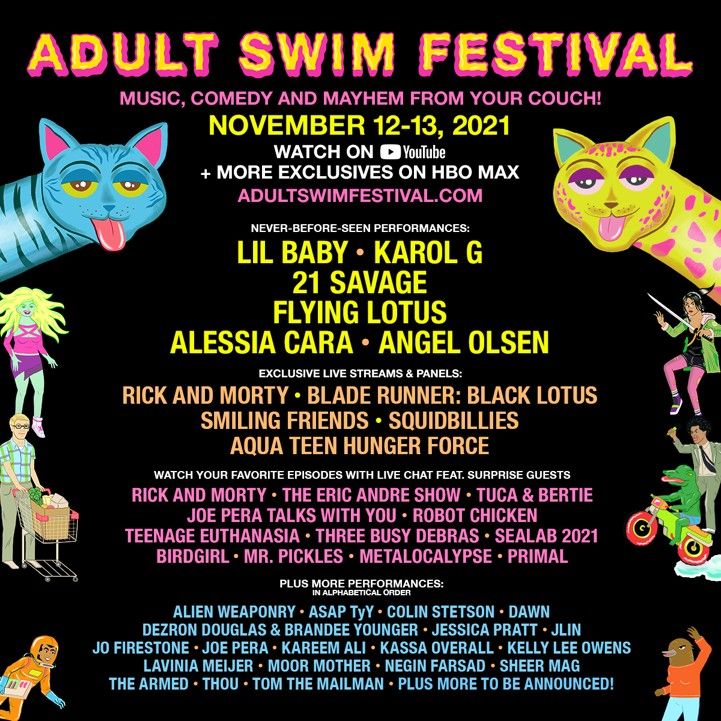 Adult Swim Festival 2021 Poster