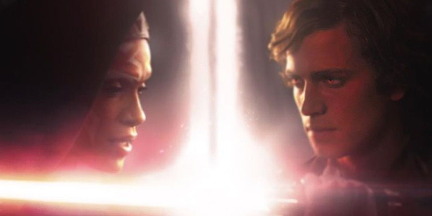 Star Wars LiveAction Art Imagines an Ahsoka & Anakin Lightsaber Duel