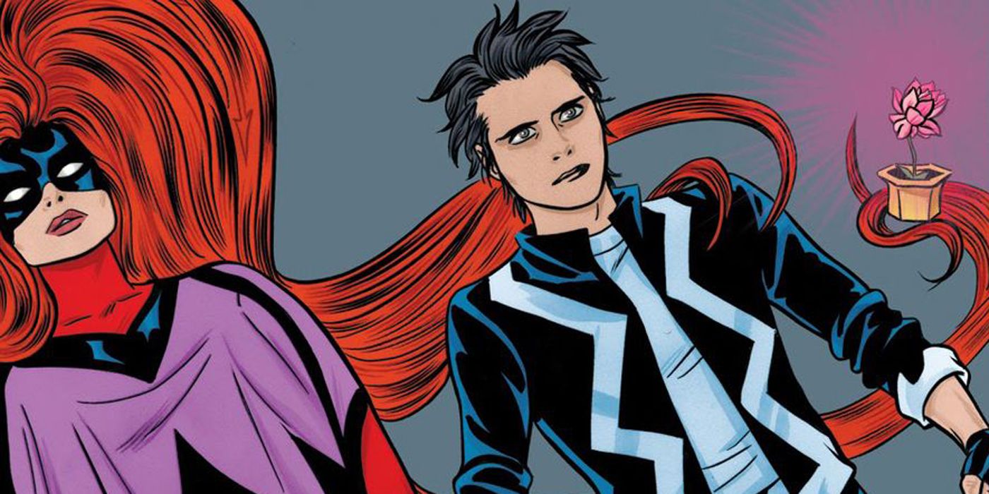 Ahura with his mother Medusa of the Inhumans.