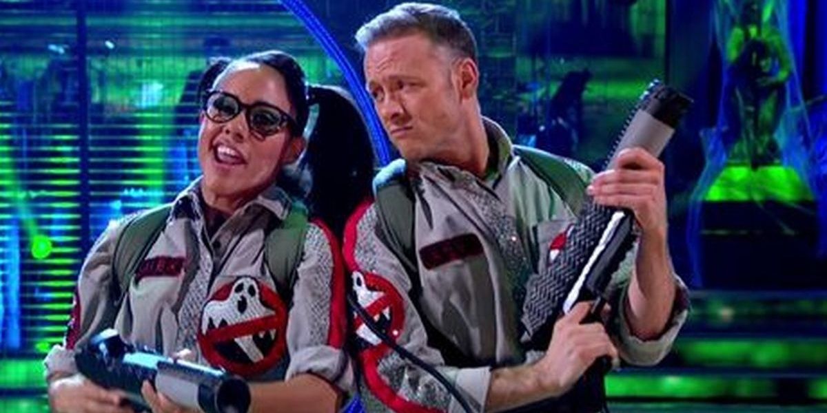 Alex Scot and Kevin Clifton as Ghostbusters on Strictly
