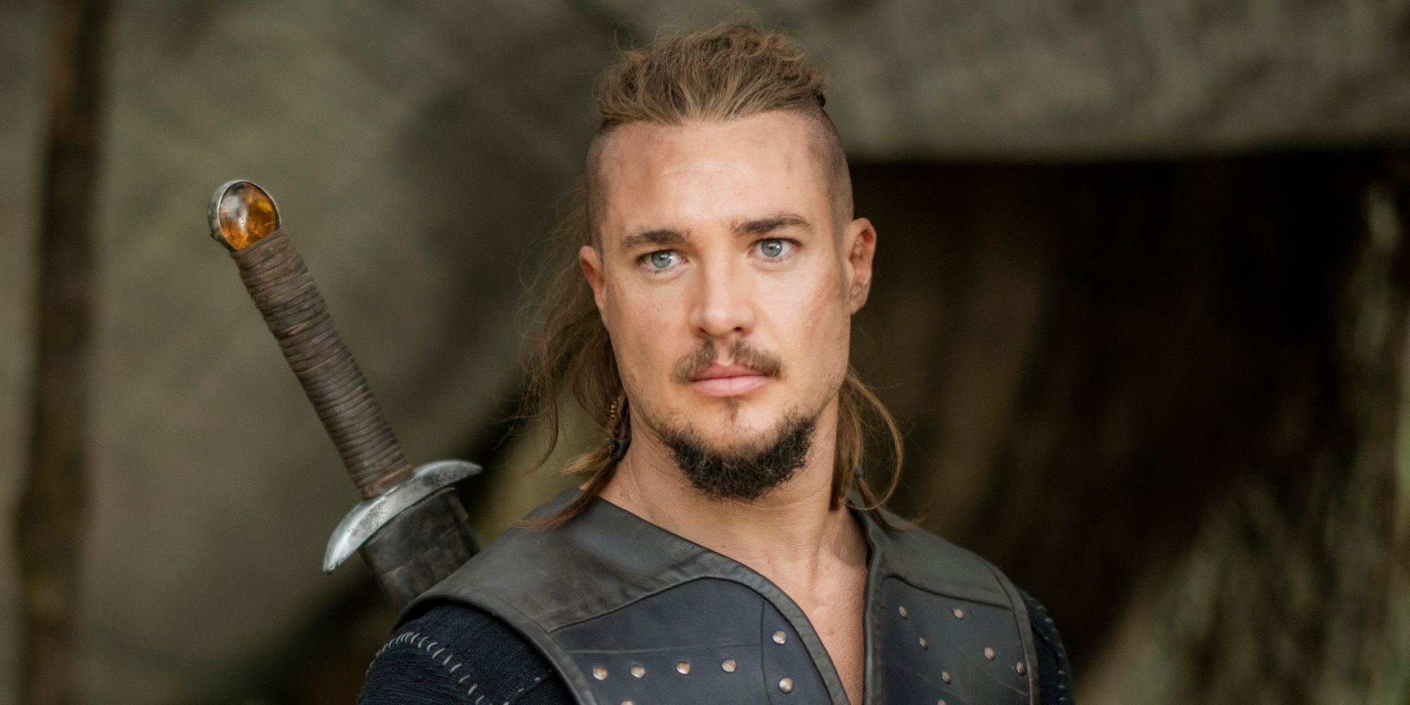 Uhtred looking serious in The Last Kingdom