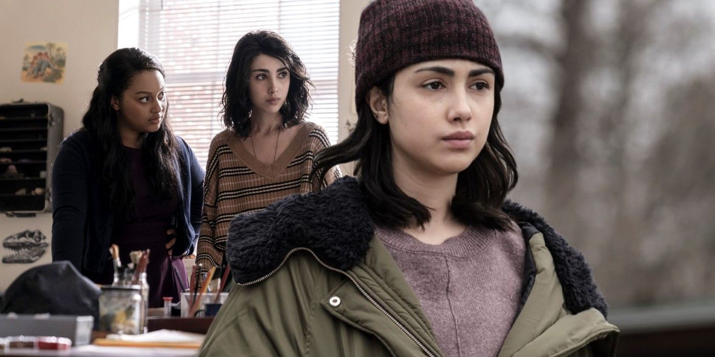 Aliyah Royale as Iris Bennett and Alexa Mansour as Hope in Walking Dead World Beyond