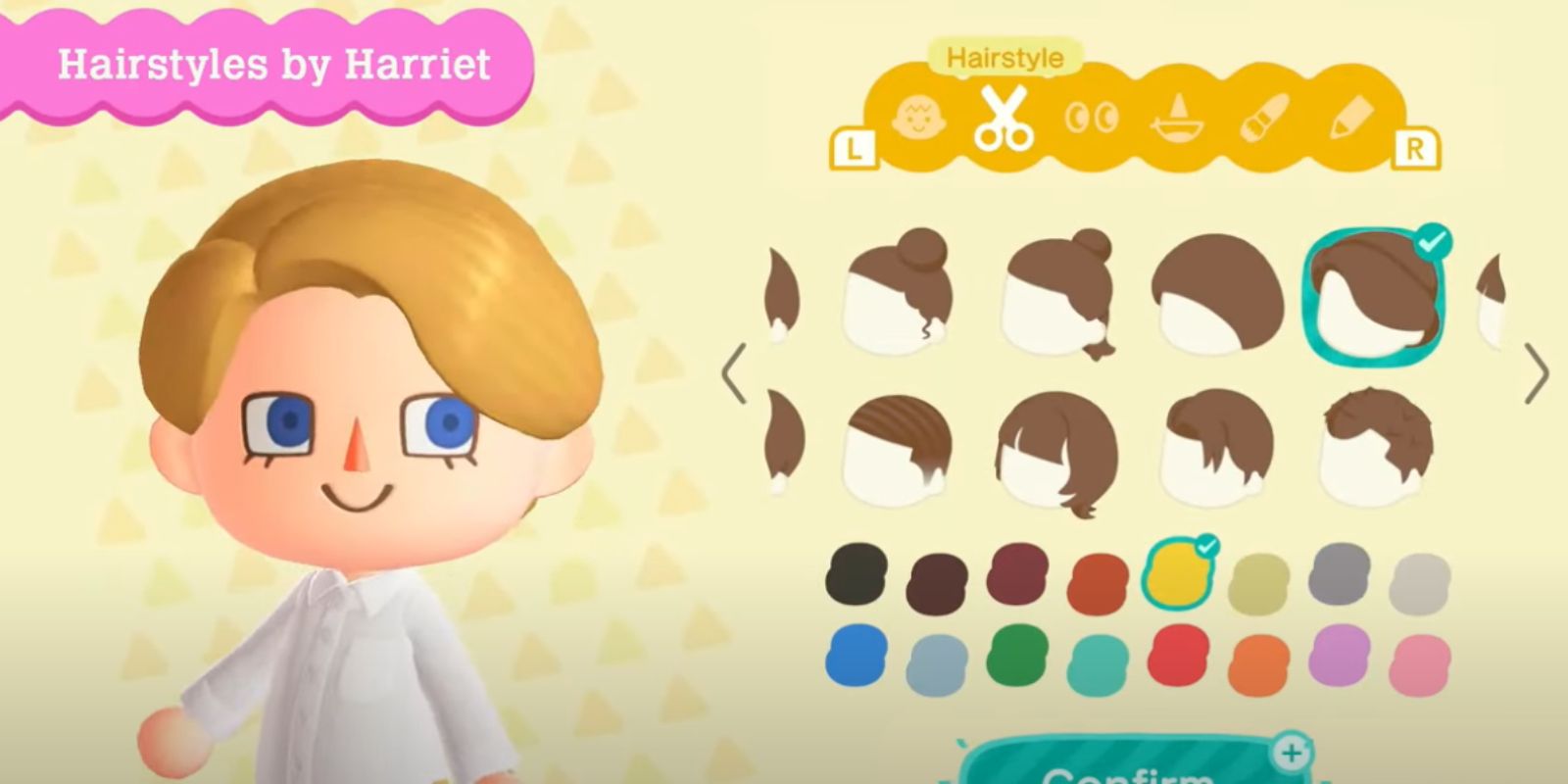 All New Animal Crossing Hairstyles New Horizons Shampoodle Harriet (1)