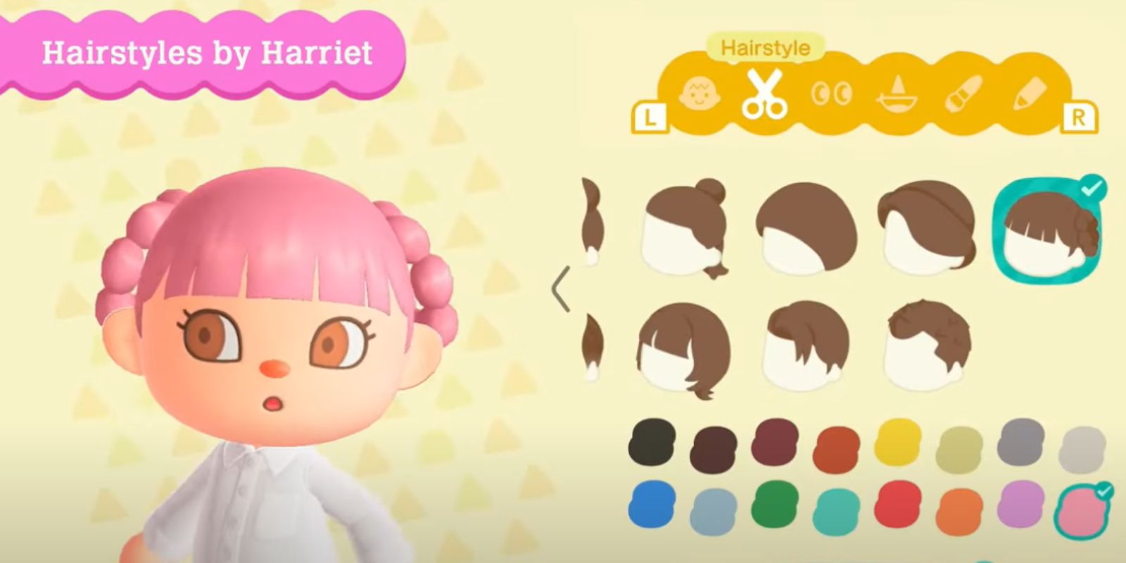 All New Animal Crossing Hairstyles New Horizons Shampoodle Harriet (2)