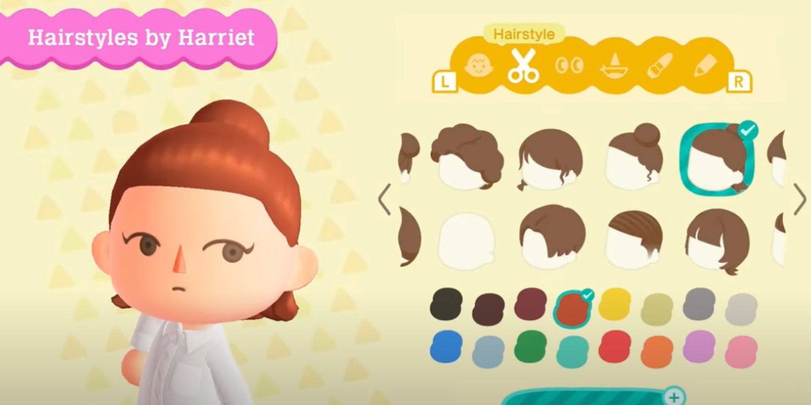 All New Animal Crossing Hairstyles New Horizons Shampoodle Harriet (3)
