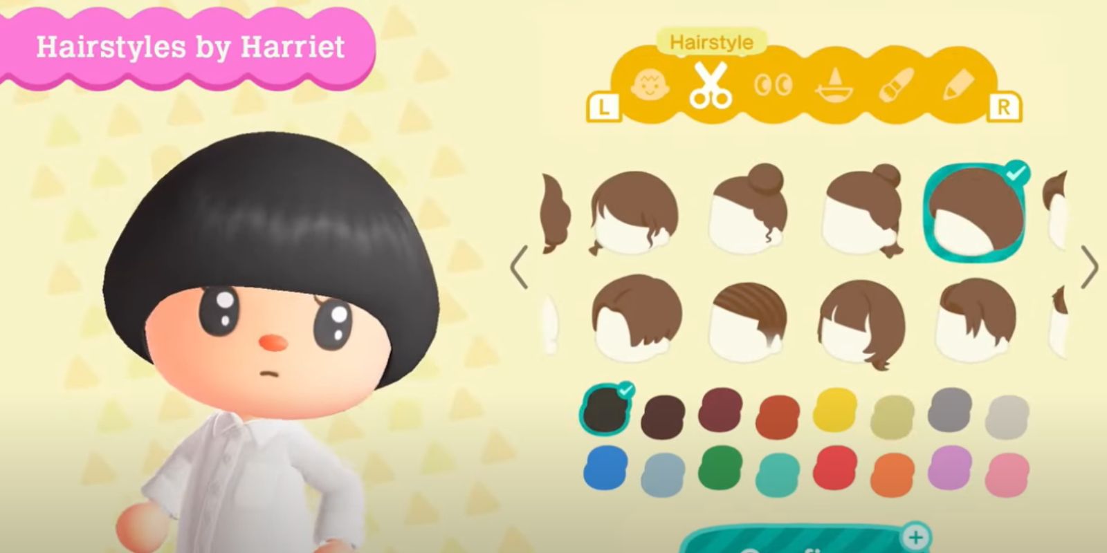 All New Animal Crossing Hairstyles New Horizons Shampoodle Harriet (4)