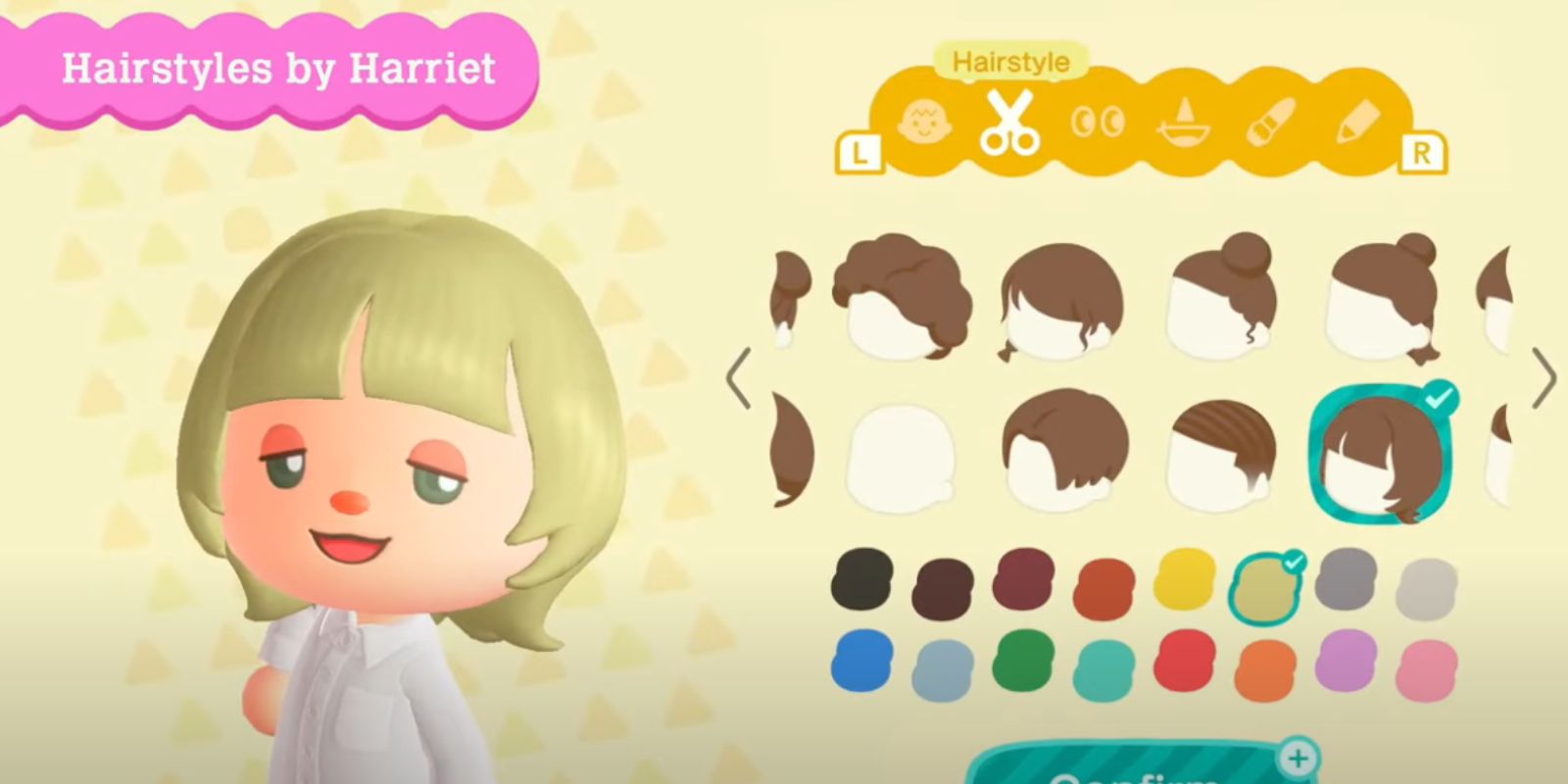 All New Animal Crossing Hairstyles New Horizons Shampoodle Harriet (6)
