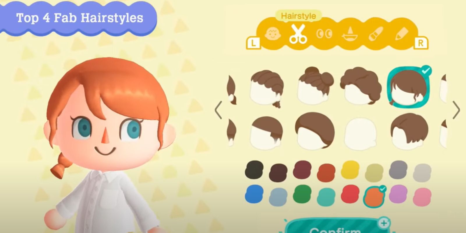 All New Animal Crossing Hairstyles Top Fab Four Hair Pack (4)