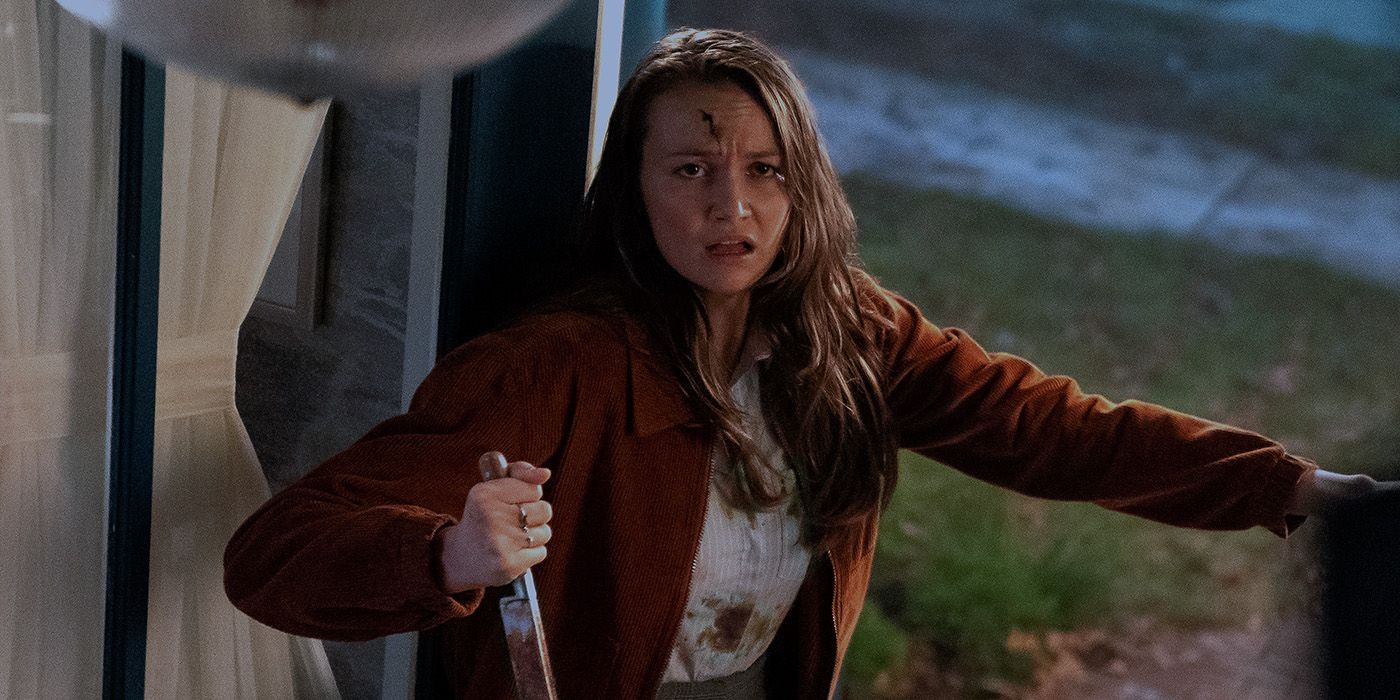 Allyson wields a knife in Halloween Kills