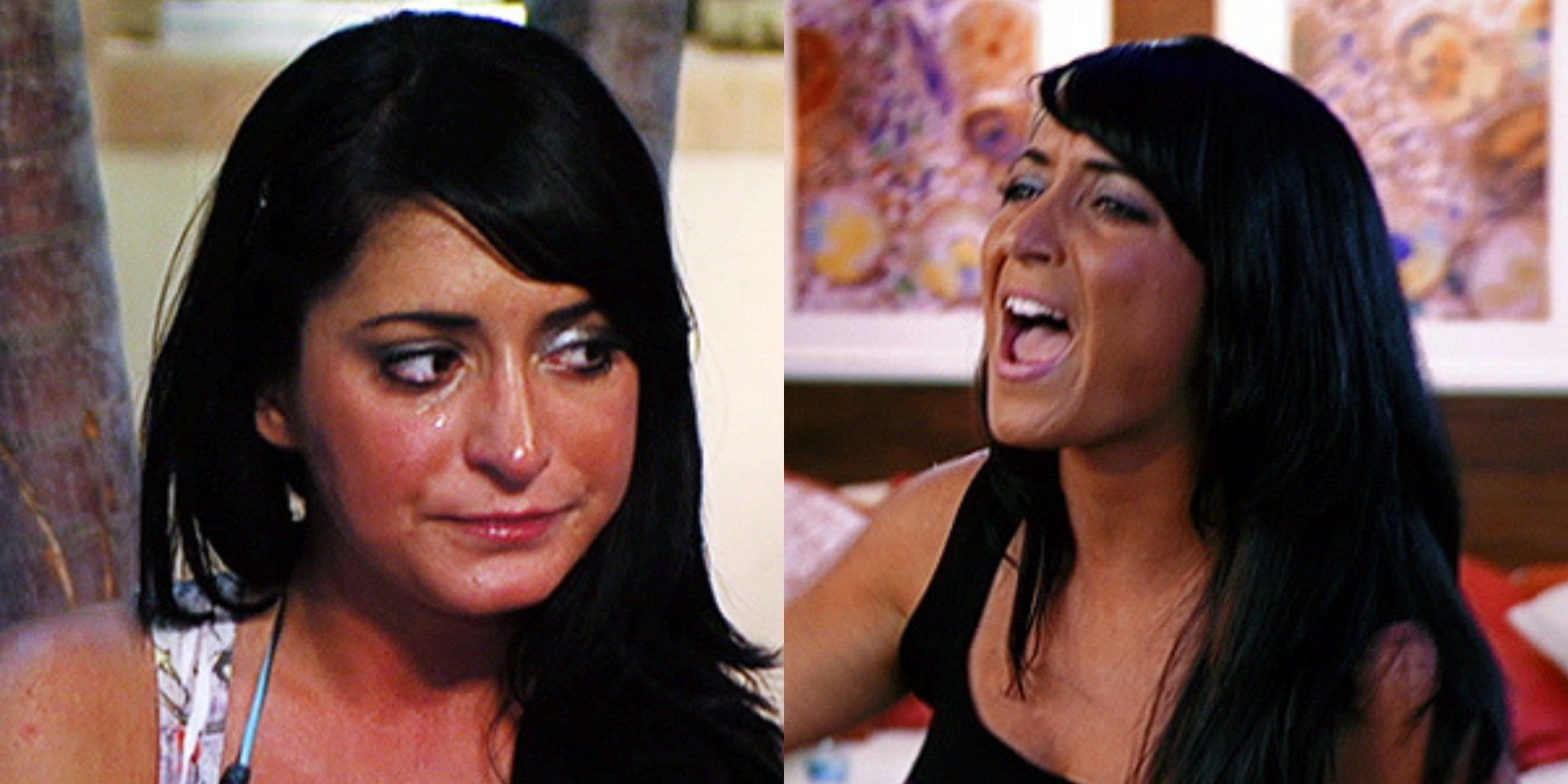 Angelina crying and screaming in Jersey Shore