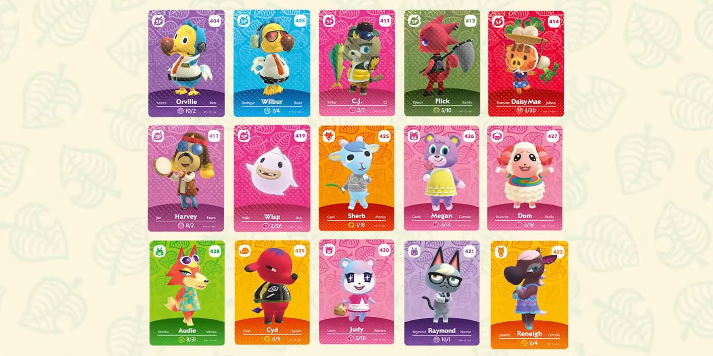 animal crossing amiibo cards complete set