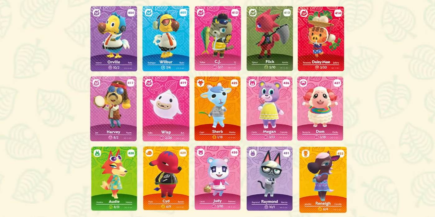 Animal Crossing Amiibo Cards Series 3 - Choose Your Villager! Authentic Nintendo - Mint