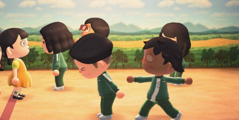 Animal Crossing Fans Recreate Squid Game Scene