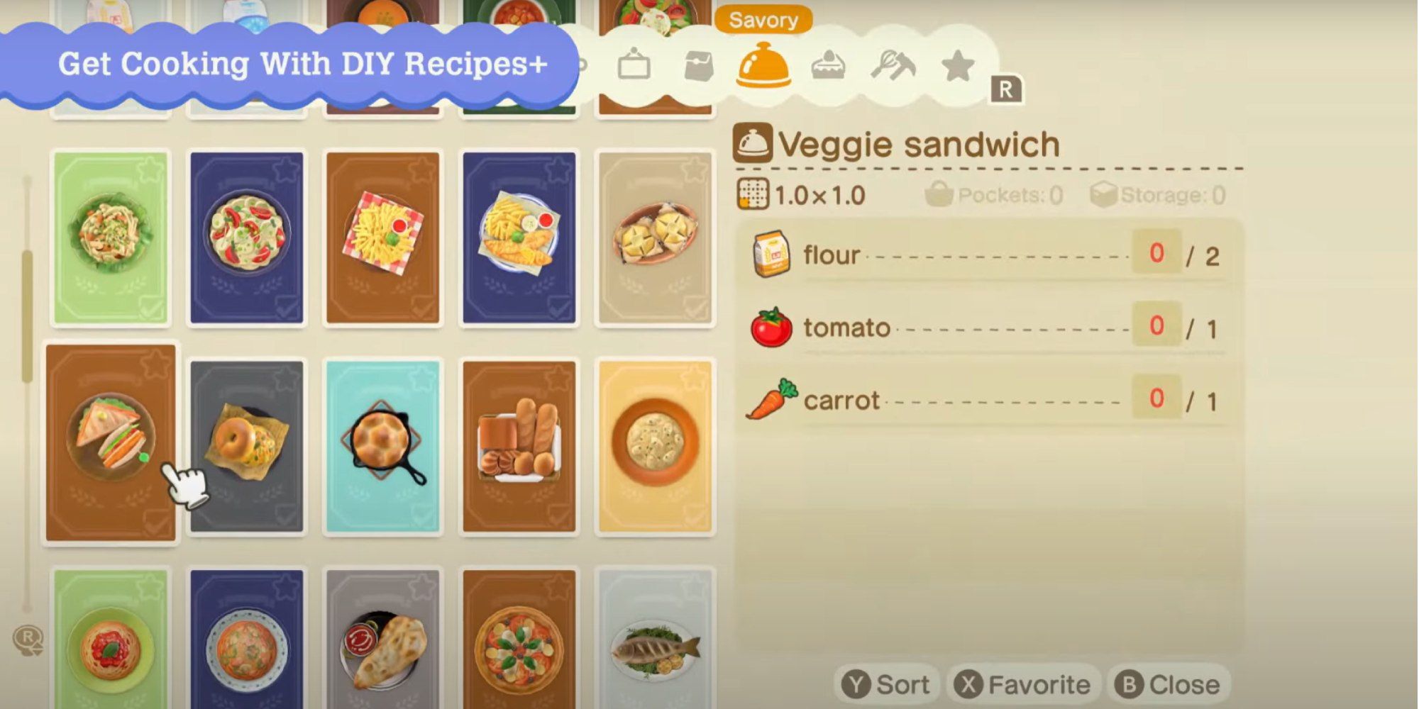 Animal Crossing New Horizons Farming And Cooking Recipes