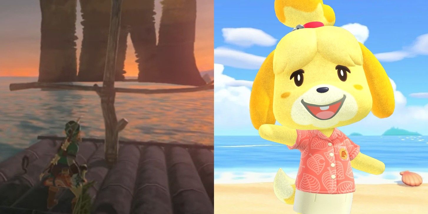 Animal Crossing Player Builds Zelda: Breath of the Wild's Raft