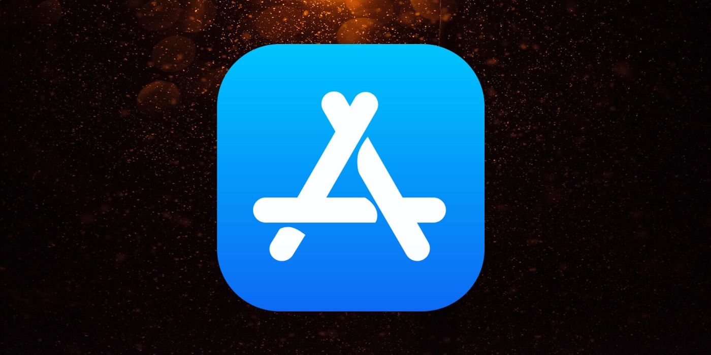 App Store logo with custom background