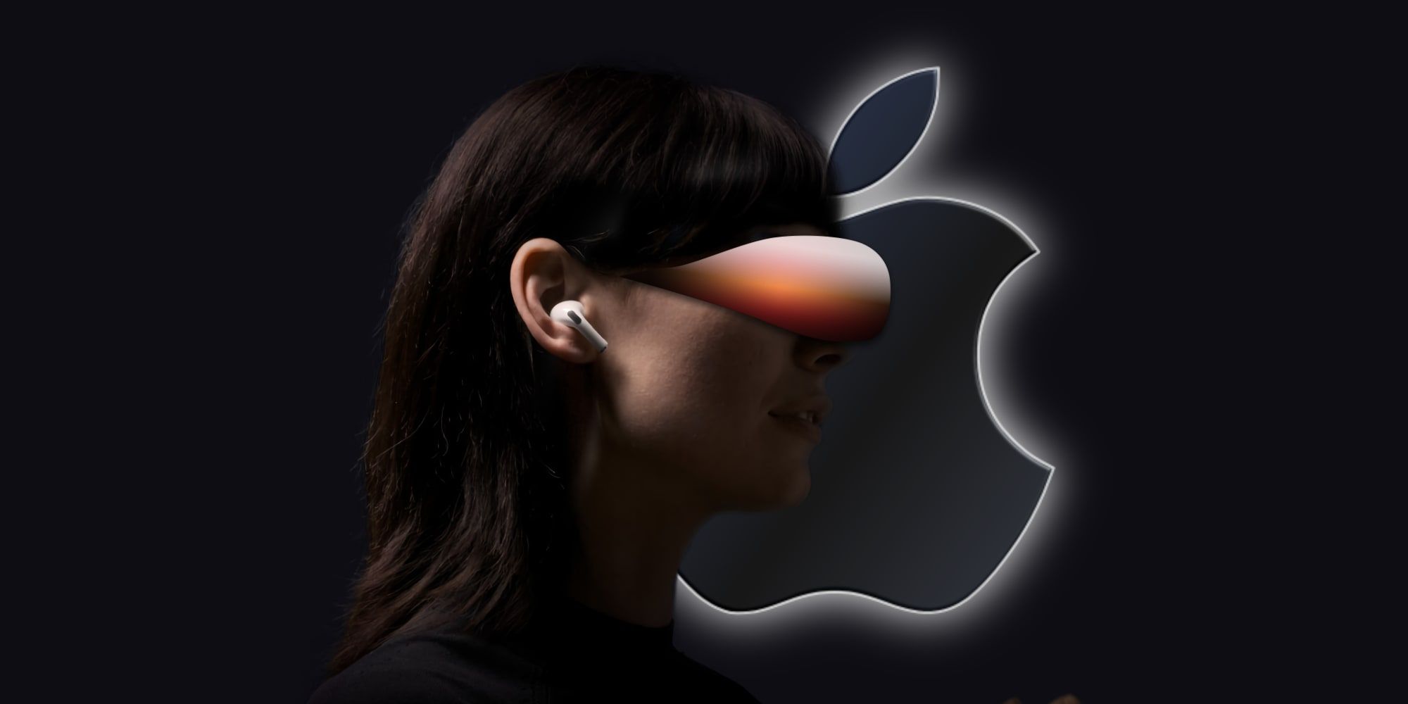 Apple VR Headset Render