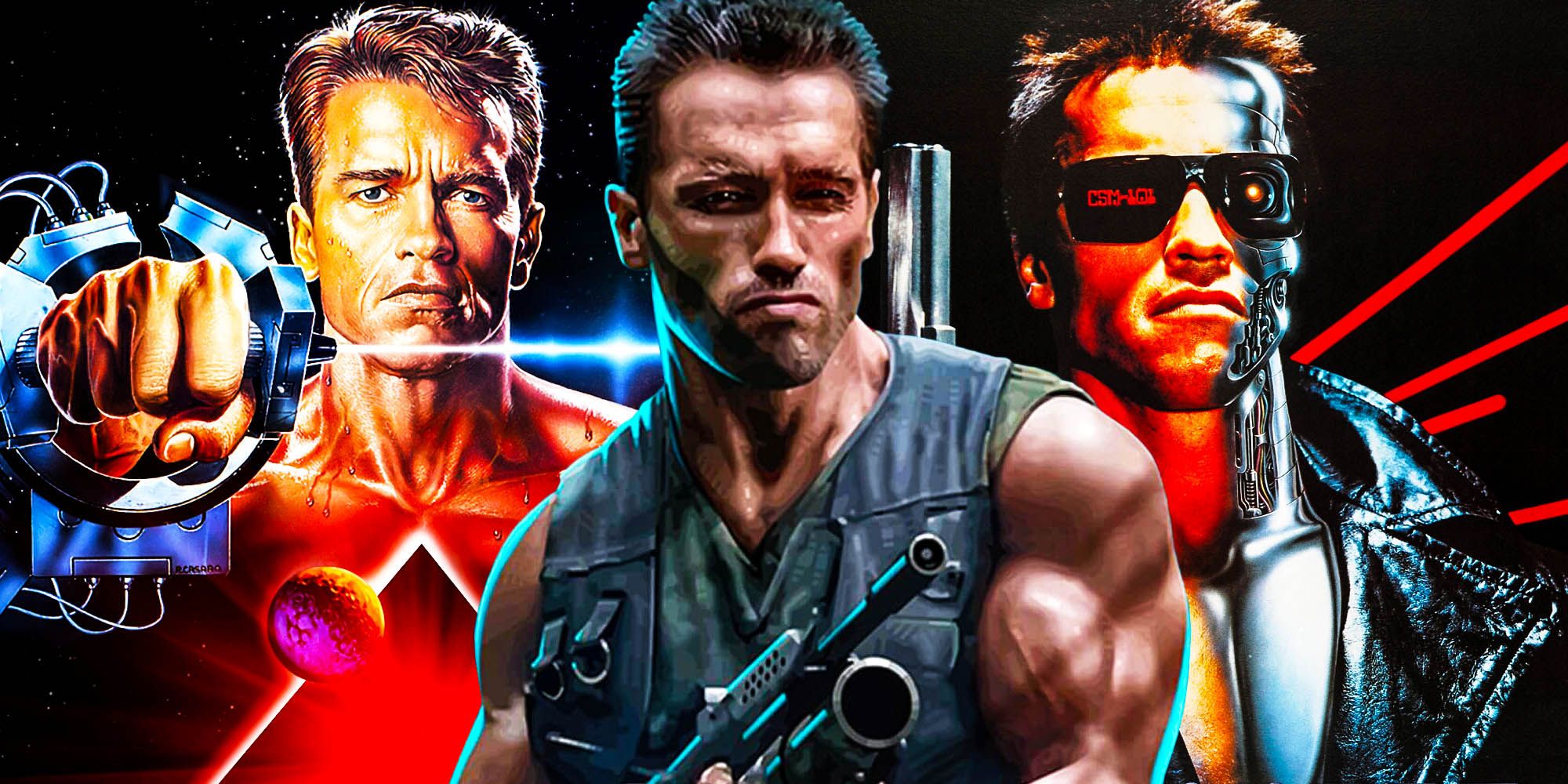 Arnold schwarzenegger sci movies ranked predator terminator Total recall