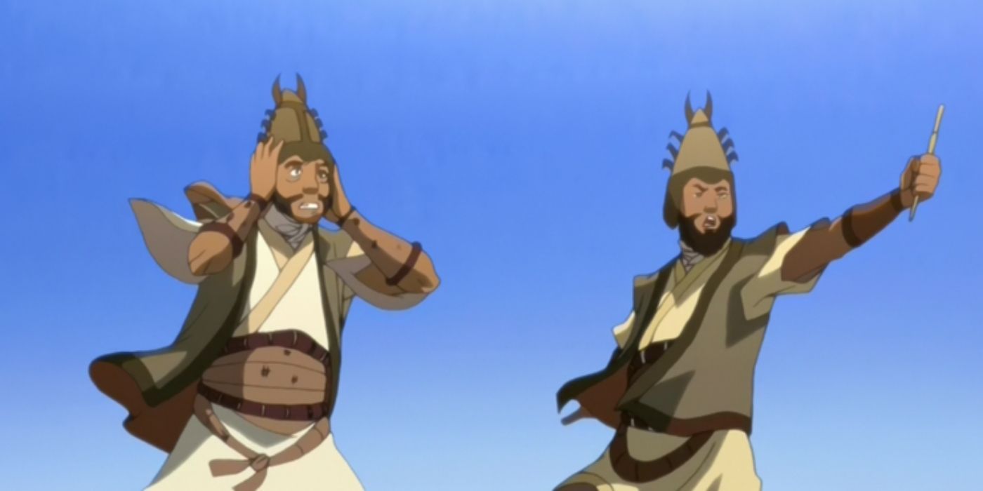 Two merchants with Shirshu-Spit Darts in Avatar