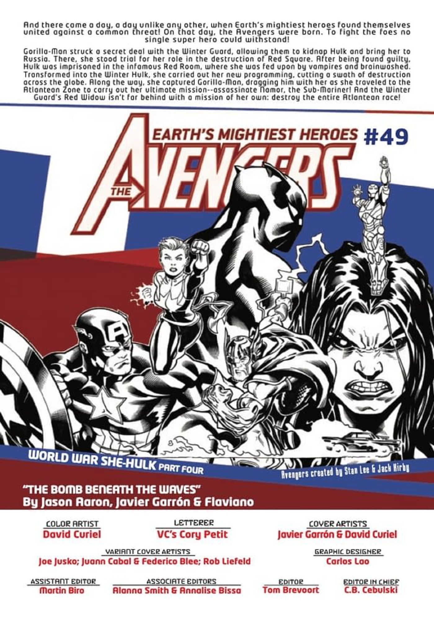 Avengers Marvel Comics Namor
