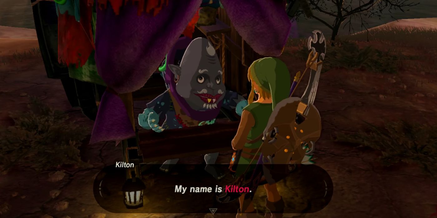 Kilton introduces himself in The Legend of Zelda: Breath of the Wild.