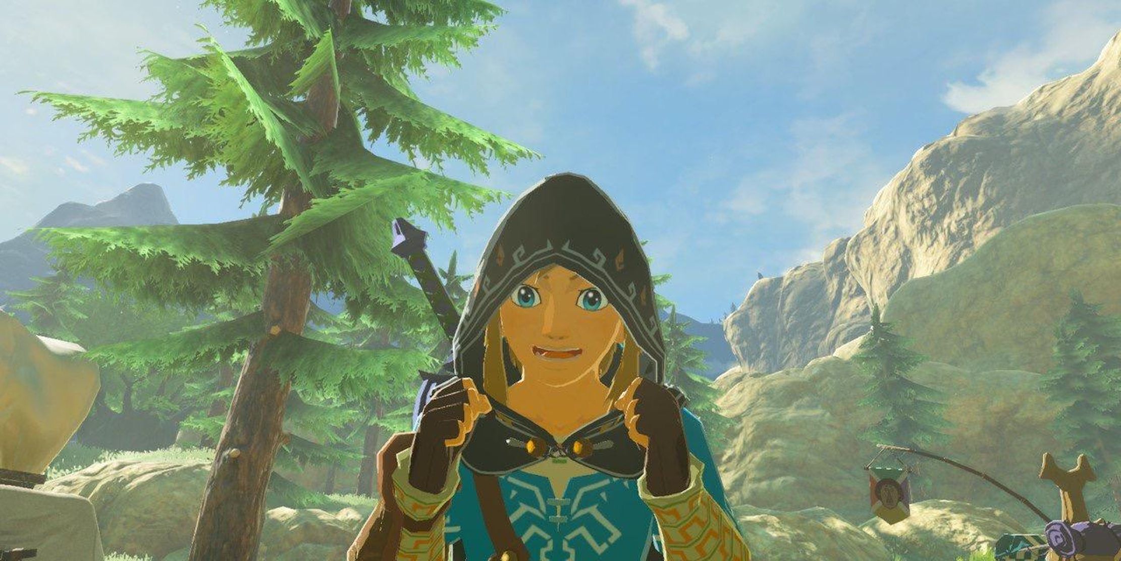 BOTW Link Excited for Food