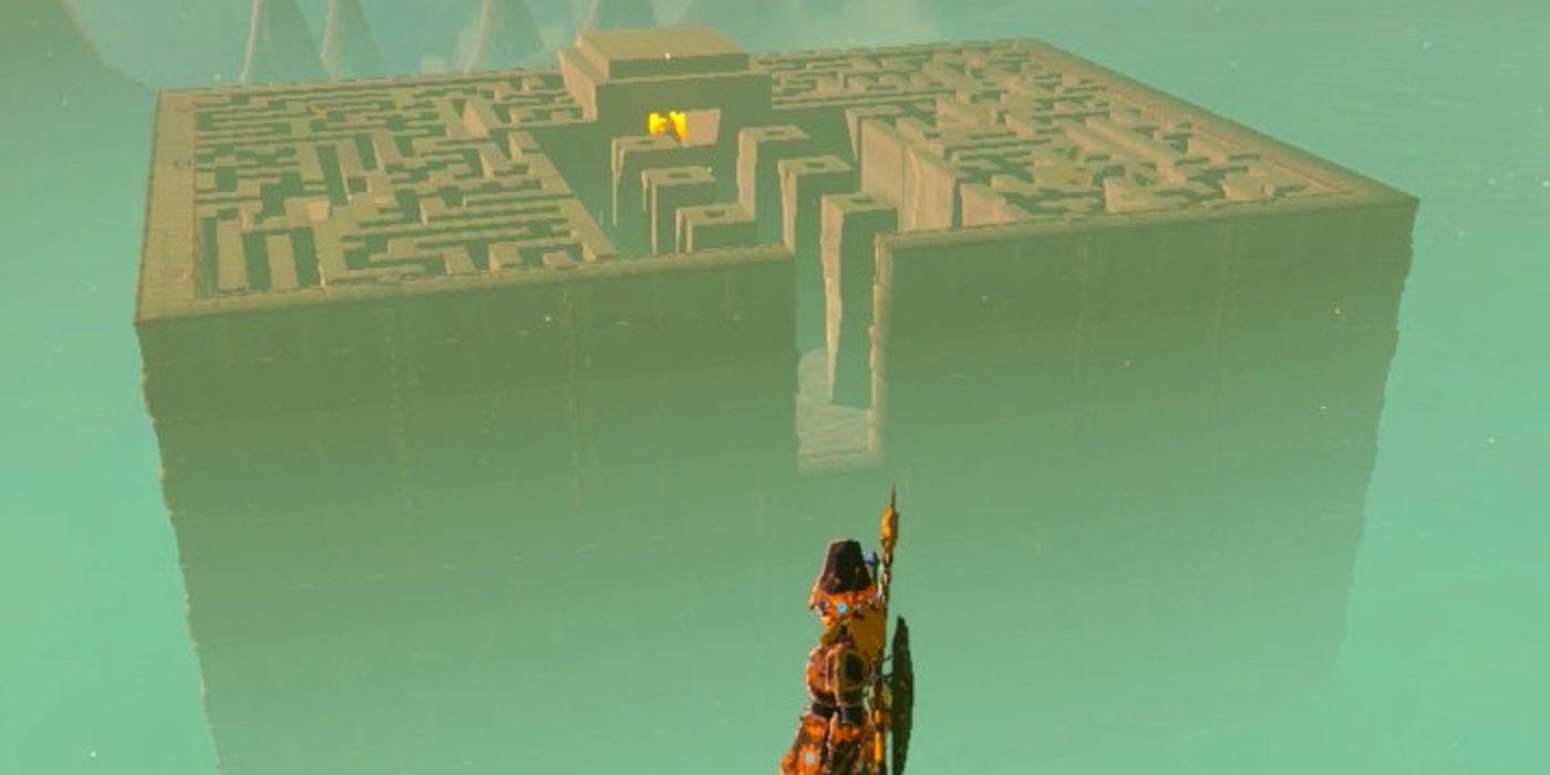 BOTW - Overlooking Lomei Labyrinth