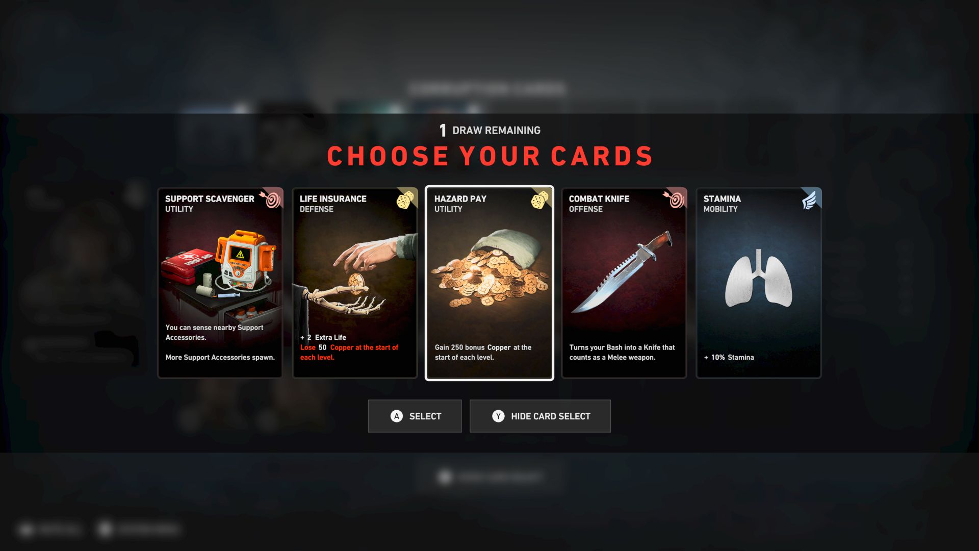 Back 4 Blood Card System Gameplay
