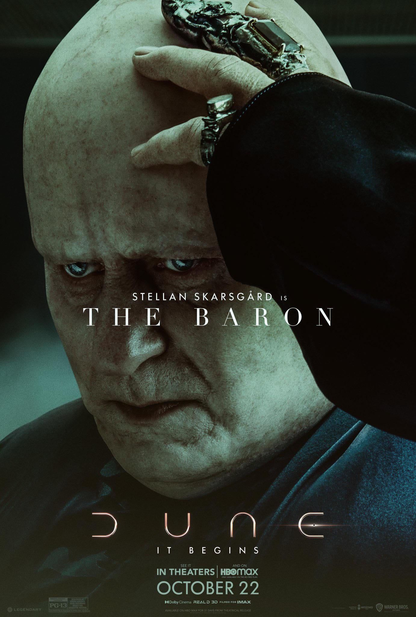 Baron Harkoneen character poster from Dune