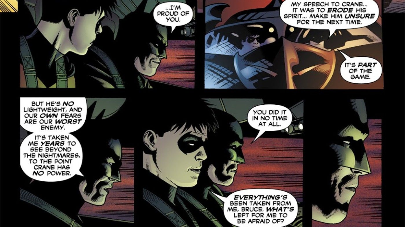 Batman Robin no fear scarecrow