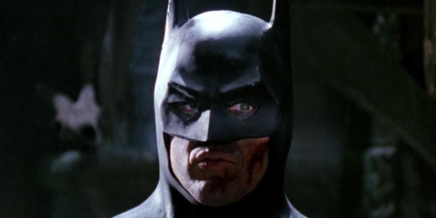 Batman during the climactic fight with Joker