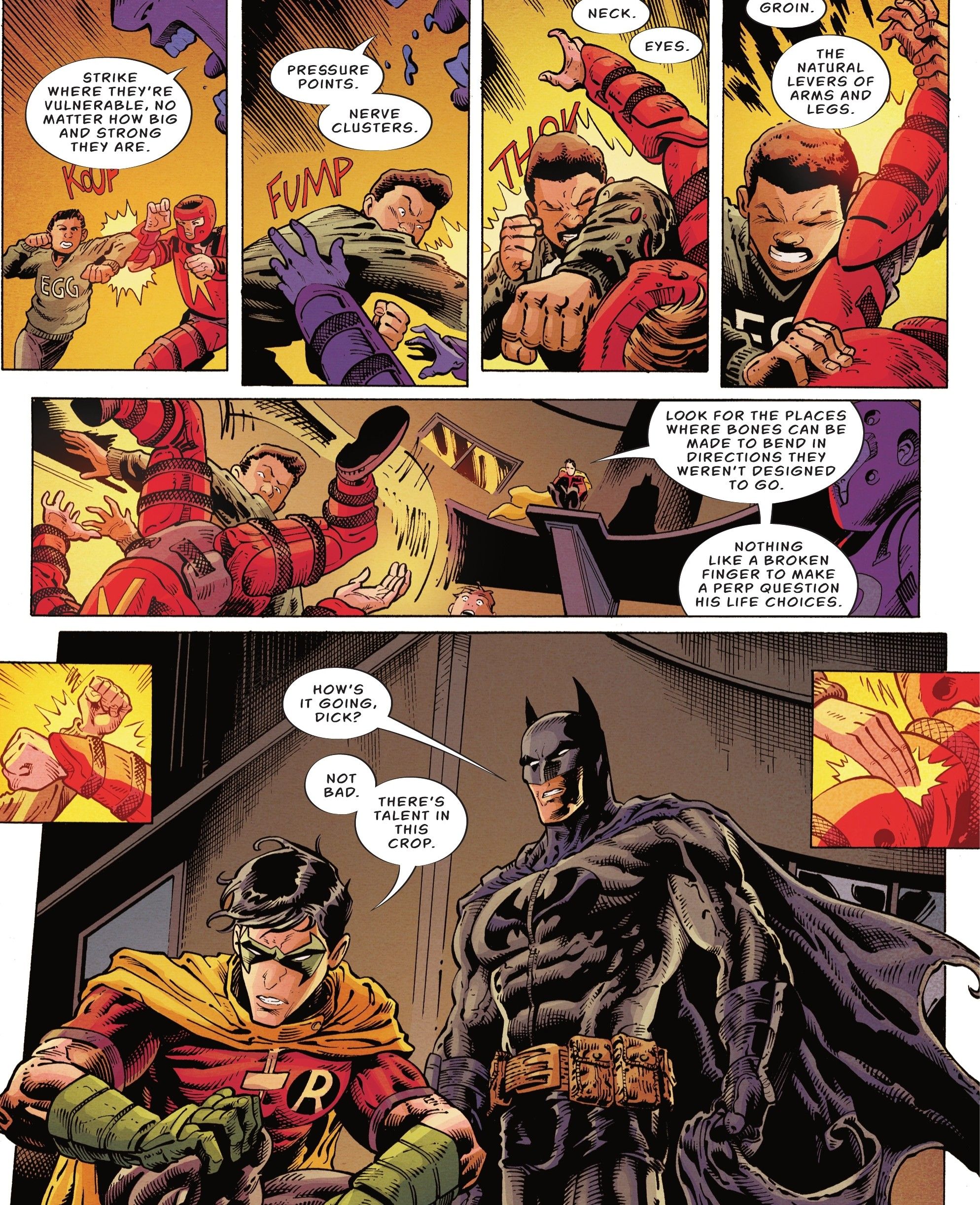 Batman vs Bigby Dick Grayson Robin