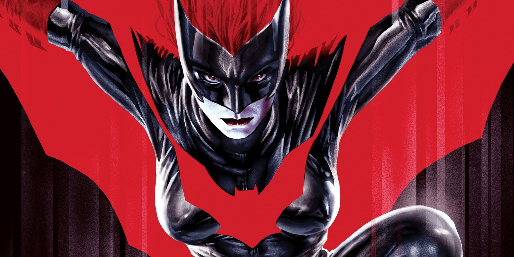Batwoman on the cover of Fall of the House of Kane.