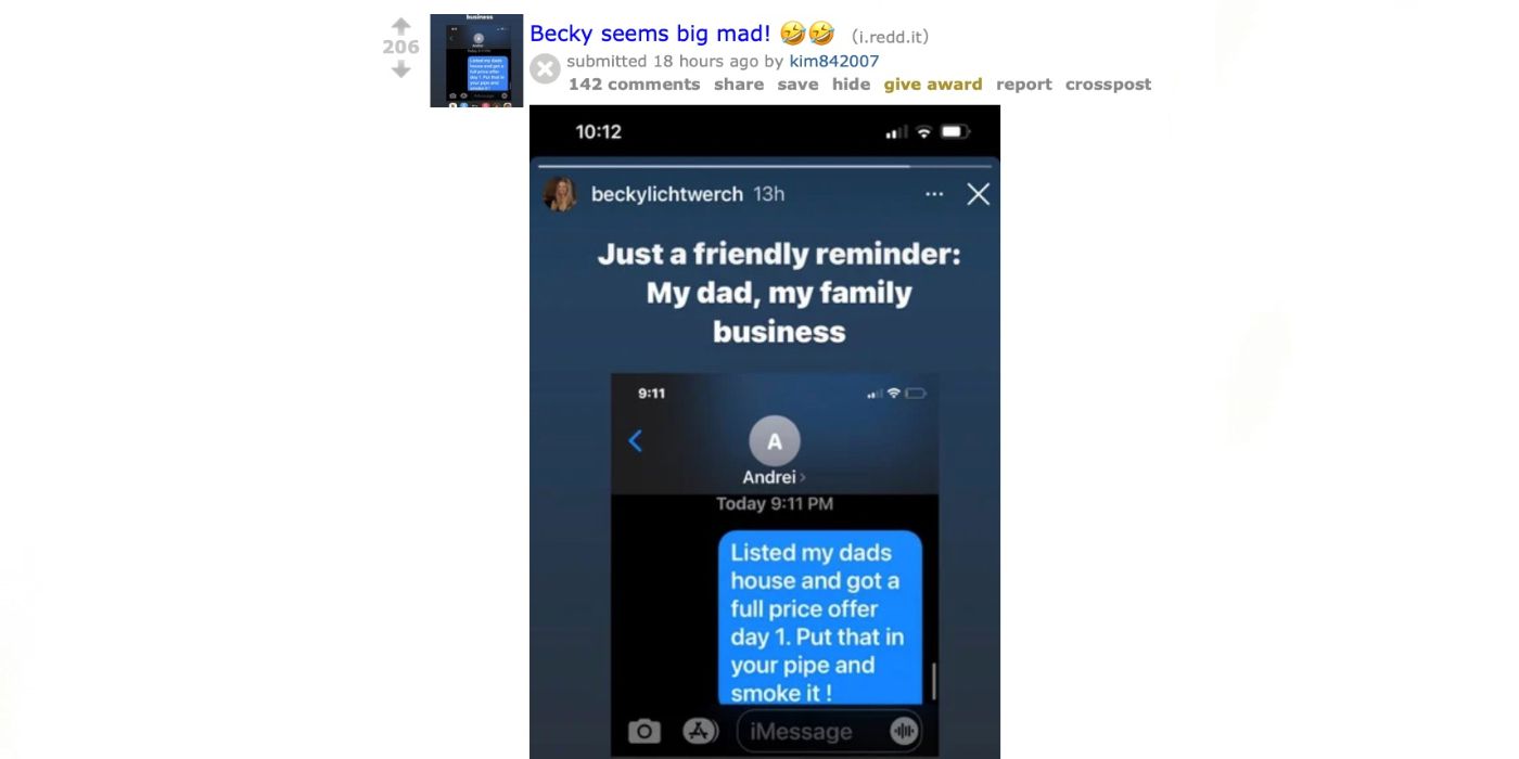 Becky Text Andrei 90 Day Fiance