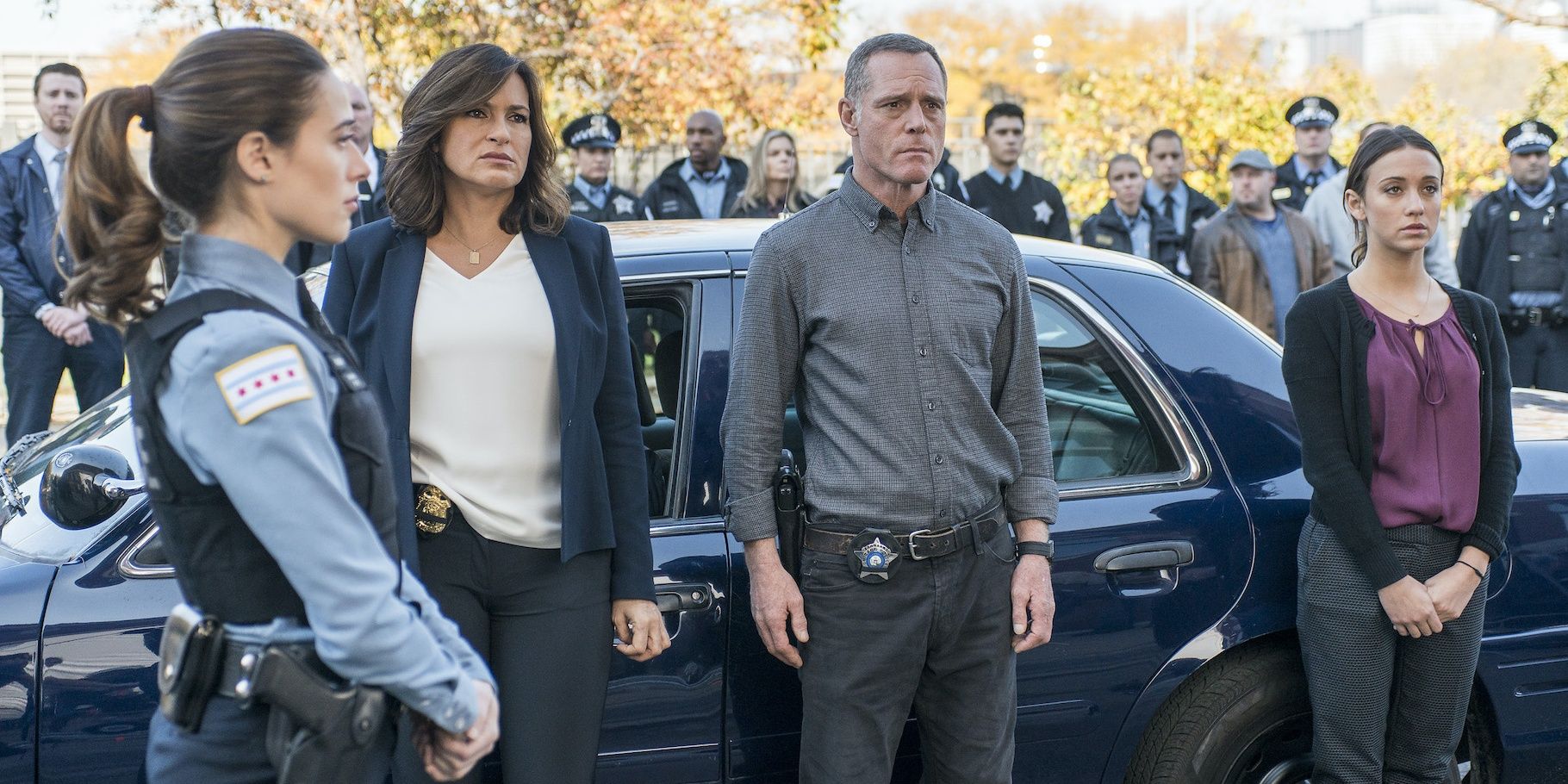 Benson and Voight investigate the green serial killer in Chicago PD