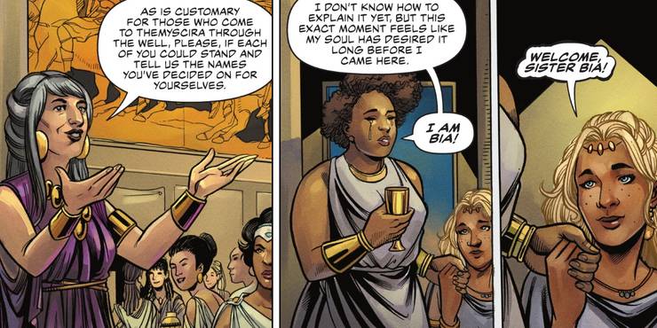 Bia the first transgender amazon in Dc comics