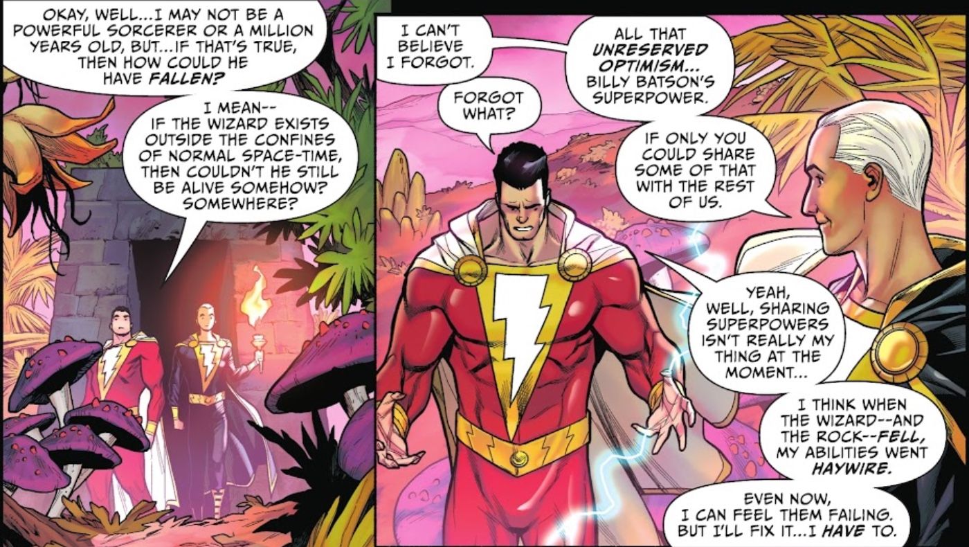 Black Adam Shazam Optimism