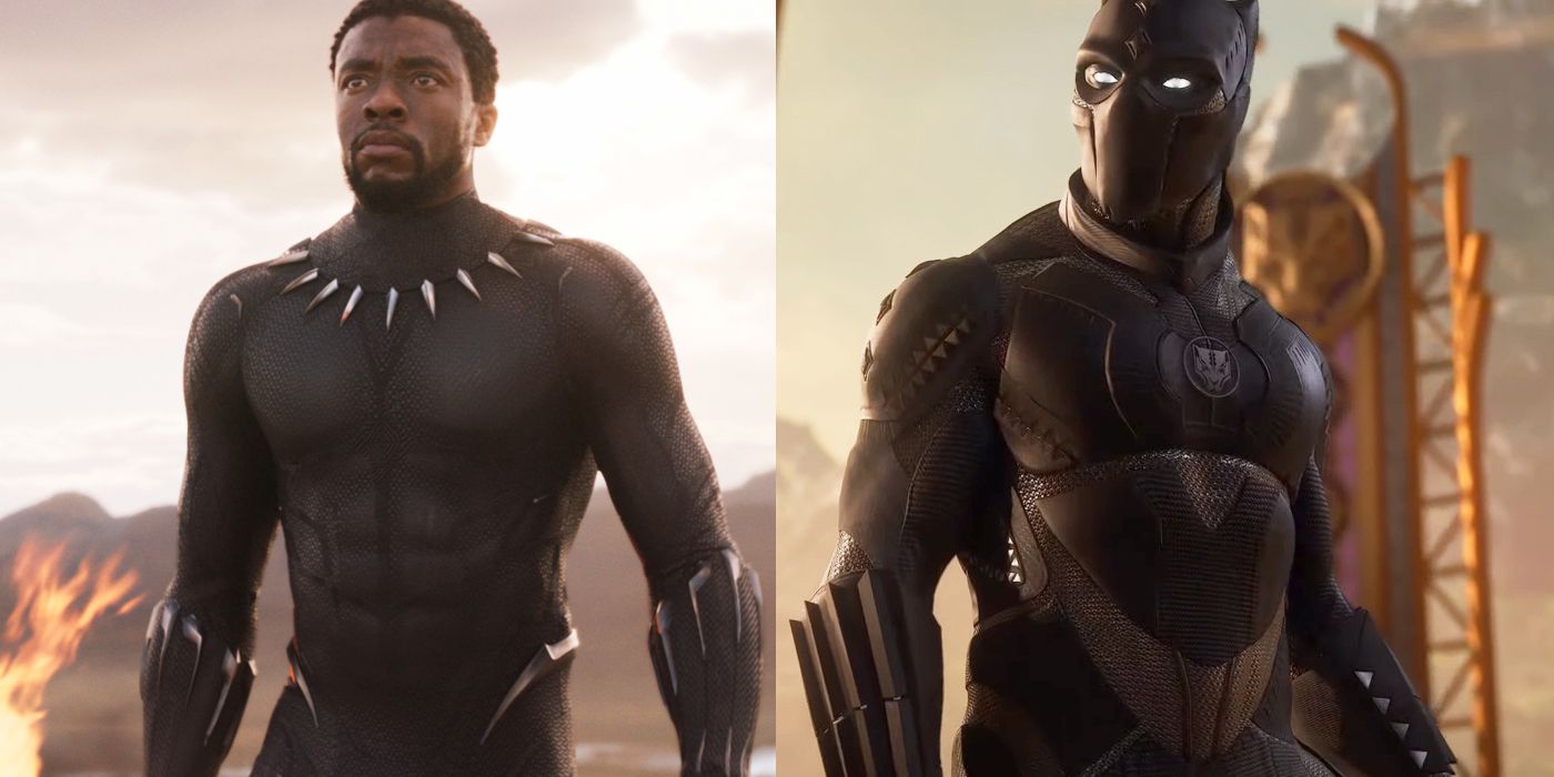 Black Panther Marvels Avengers Game MCU Comparison Differences